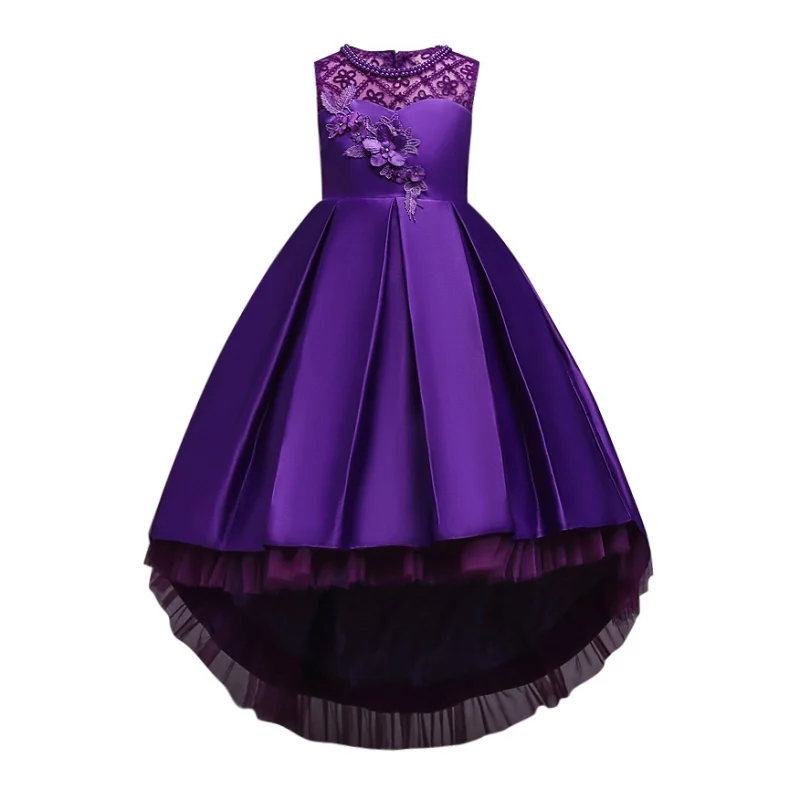 Baby Girl Dresses Party and Wedding Flower Lace Gowns Kids Princess Dress Elegant 2018 new | Детская одежда и обувь