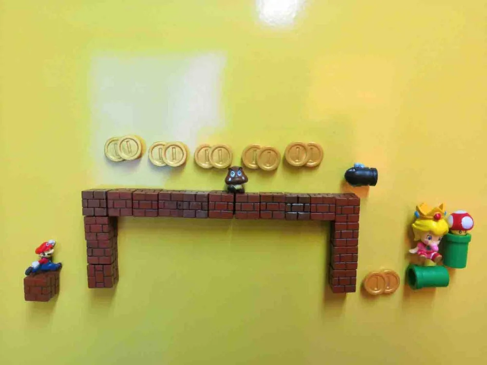 Мульти выбор 3D Super Mario Bros. Принцесса холодильник магниты на холодильник стикер сообщений смешные дети детские игрушки подарок на день рождения