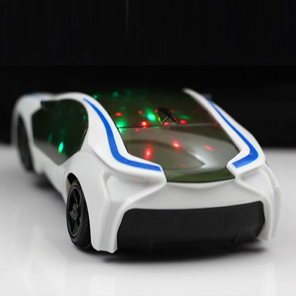 3D электрический автомобиль игрушка С колесными огнями Музыка Пение дети