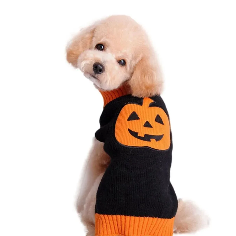  New Christmas Dog Warm Sweater Winter Clown Puppy Clothing Xmas Reindeer Clothes for Small Medium Pet Dogs | Дом и сад