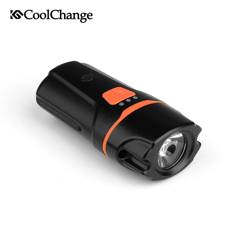 Водонепроницаемый велосипедный фонарь CoolChange заряжаемый от USB T6 Предупреждение