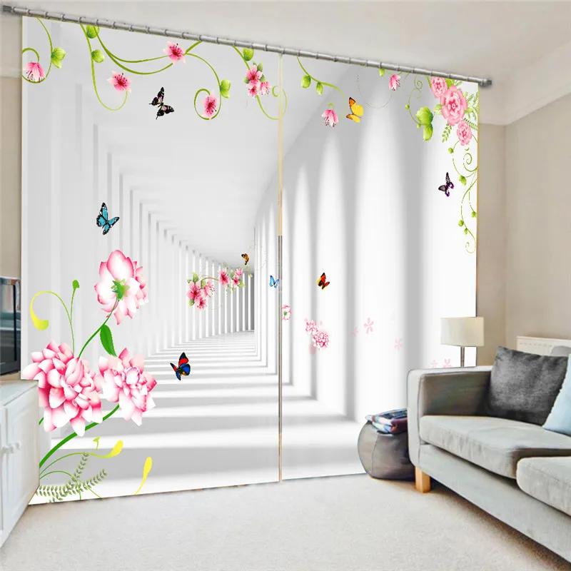 

Custom size Luxury Blackout Fashion Sedan 3D Window Curtains For Living Room kids Bedroom Drapes Cortina Rideaux Cushion cover