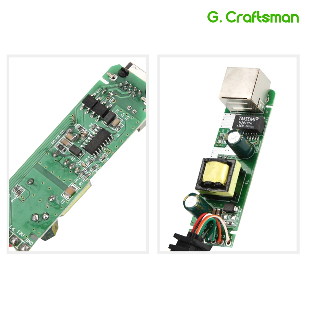 G. Craftsman PoE сплиттер 48 В вход и 12 выходная мощность через Ethernet адаптер DC IP камера