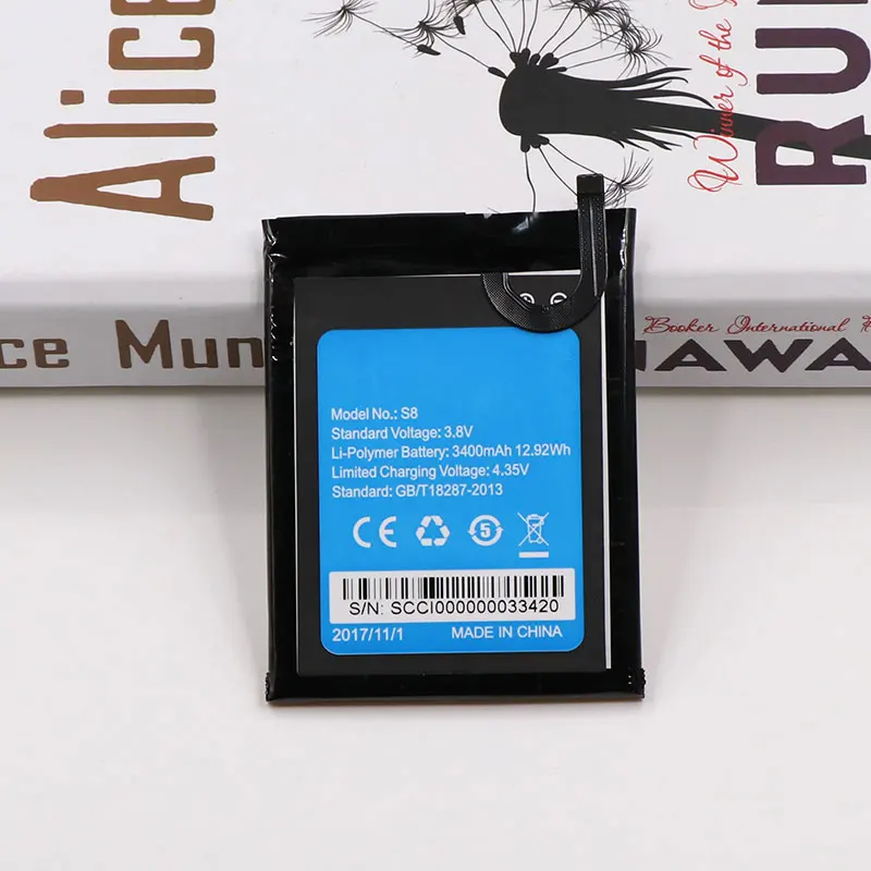 JRZ для Homtom S8 батарея телефона 3400mAh Высокая емкость 3 8 V Высокое качество Замена