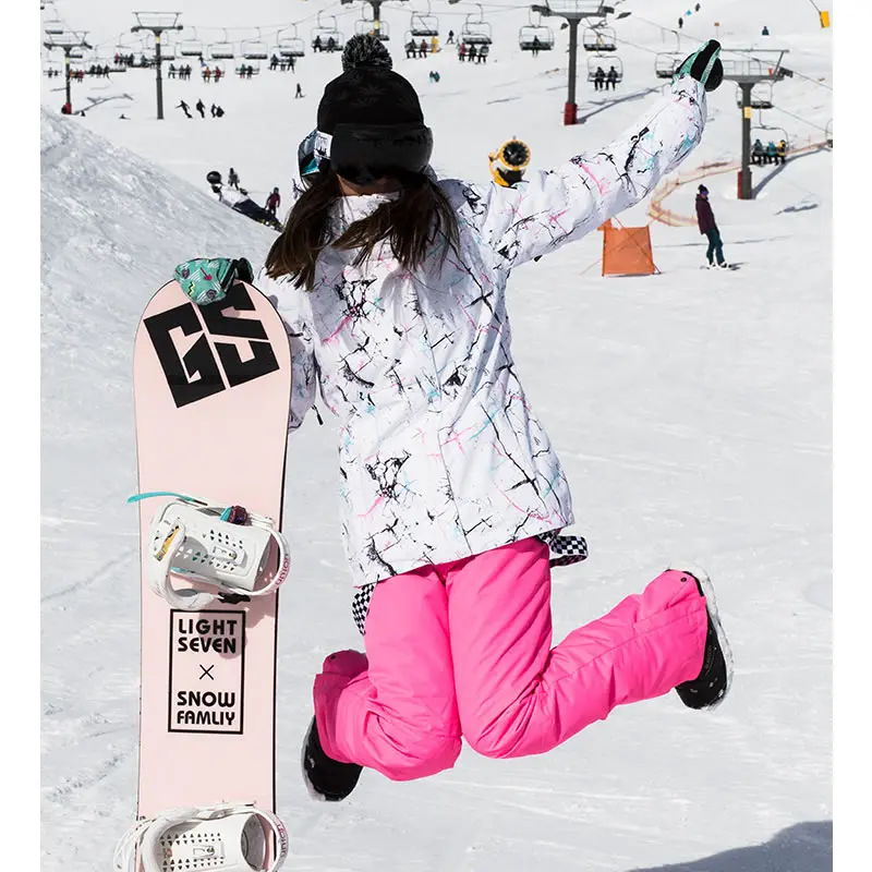 Winter snow suit women female ski suit for women Mountain skiing snowboard jacket snow pant ladies warm waterproof