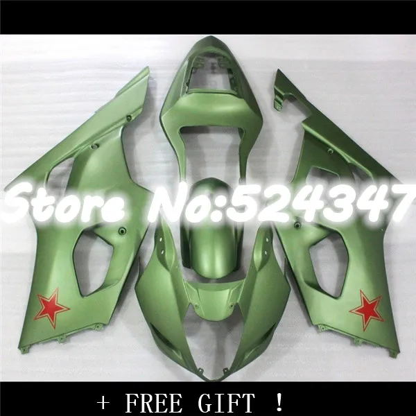 

Injection Hey-For A GSXR1000 2003 2004 green 03-04 GSX R 1000 2003-2004 GSX-R 1000 03 04 K3 ABS Fairing Set Plastic for Suzuki