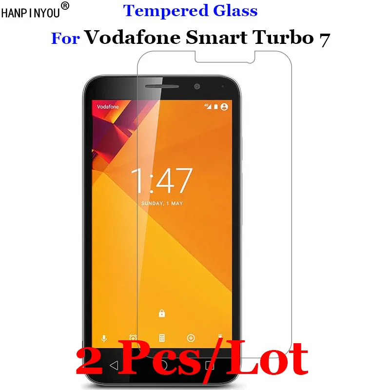 2 шт./партия для Vodafone Smart Turbo7 закаленное стекло 9 H 2.5D Премиум Защитная пленка