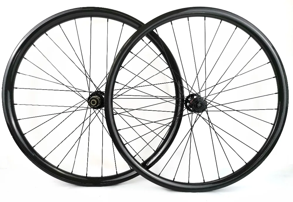 Ассиметричные 29ER MTB AM Углеродные колеса 29 дюймов 35 мм ширина 28 Глубина горный