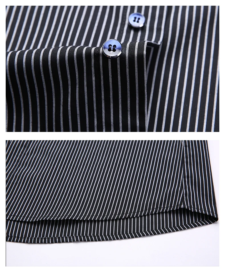 Fashion Brand Designer Shirt Men Striped Top Grade Slim Fit Streetwear Long Sleeve Workout Japanese Casual Men Clothes
