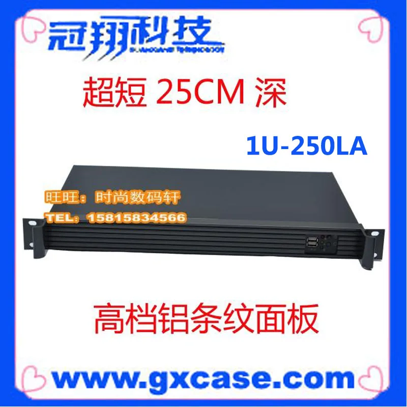 Ультра-короткий 1u компьютерный корпус itx atom брандмауэр сервер встроенный карта |