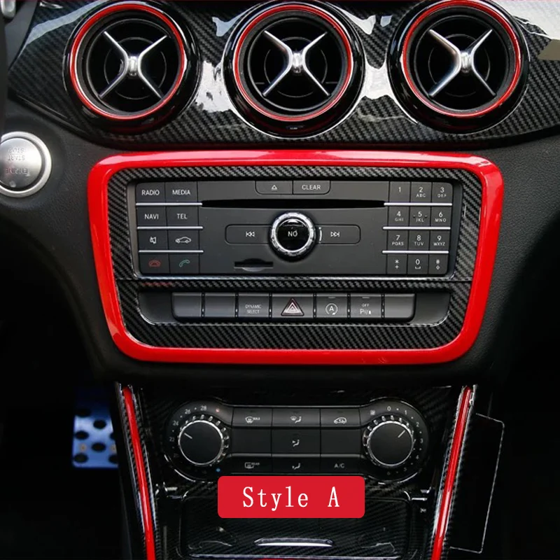 Для mercedes cla w117 mercedes cla amg mercedes gla x156 amg cla 200 аксессуары benz cla 250 gla amg CD панель управления отделка