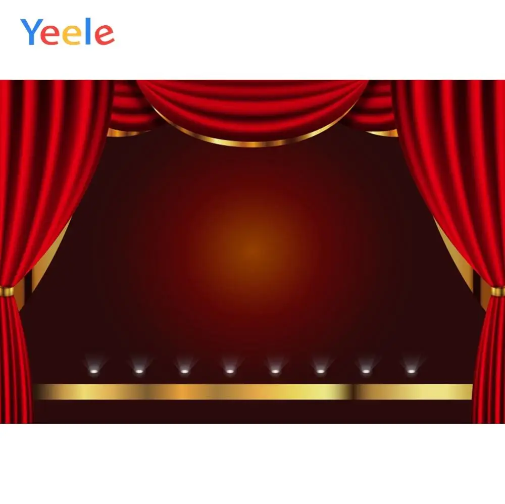 Yeele обои формальные красные встречи фон торжественный для фотосъемки