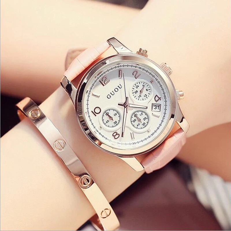 

Top Brand Luxury Women Watches With Date Bayan Kol Saati Zegarek Damski Fashion Multi-Dial Ladies Wrist Watch Montre Femme Clock