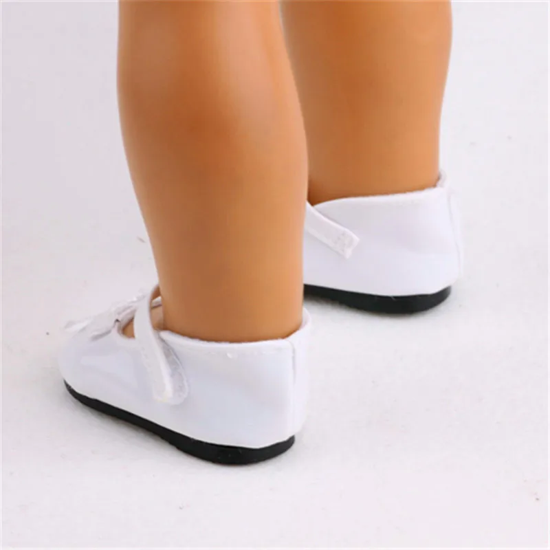 American Girl Doll Shoes Fits 18 inch Patent Leather With Bow Accessories 12 Colors for 18&quot Dolls LH1 | Игрушки и хобби