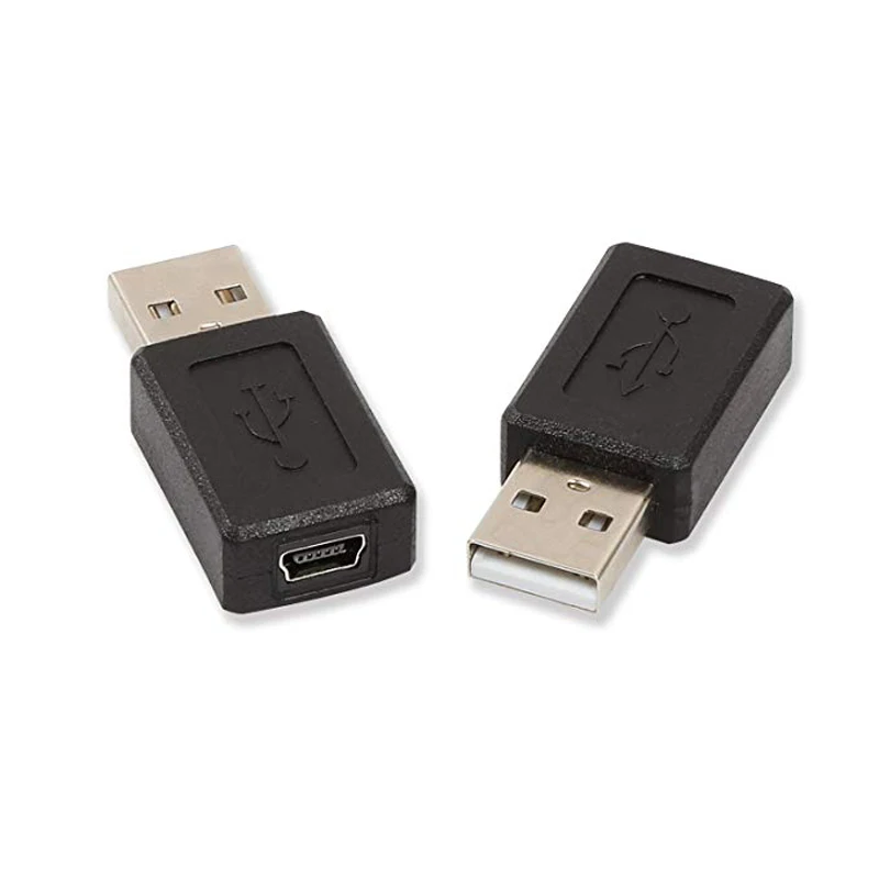 Новый высококачественный USB A штекер для мини-usb Тип B женский M/F адаптер