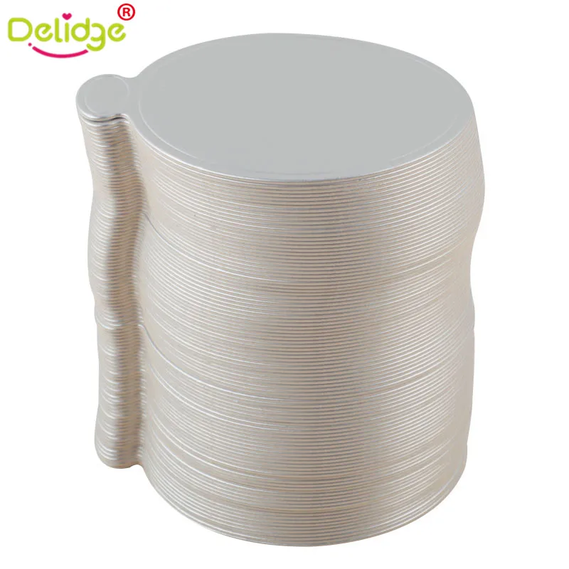 Delidge 100 шт./компл. круглые доски для тортов доска мусса бумажная тарелка кексов