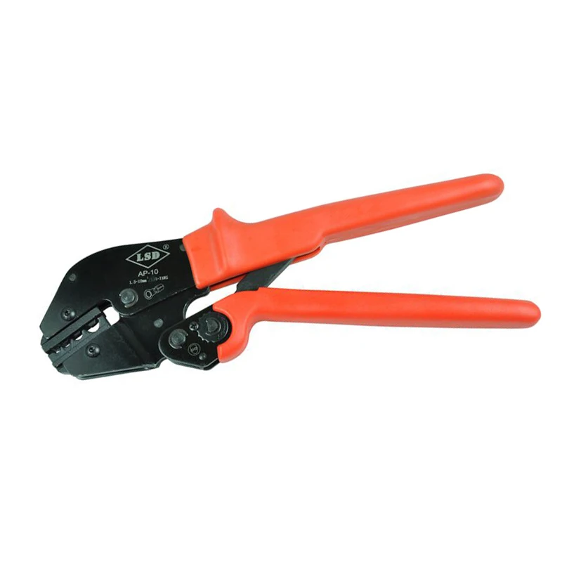 

Ratchet crimping hand tools AP-10 for non-insulated termianls 1.0-10mm2 two hand operate crimper pliers
