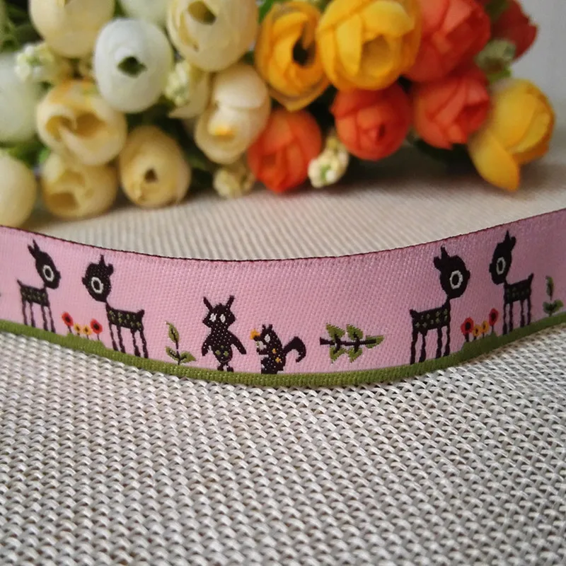 Тканая жаккардовая лента для домашних животных 5 ярдов/партия 5/8 дюйма 16 мм | Дом и