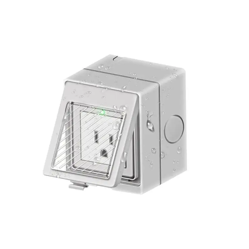 Открытый Wi Fi Smart Plug Работайте с Amazon Alexa Google дома влагозащищенные розетки на/Off