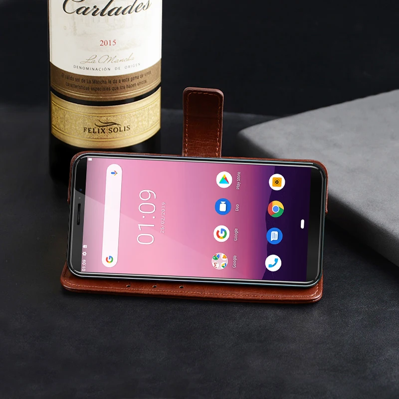 Кожаный флип-чехол для Cubot J5 чехол из искусственной кожи защитный телефона с