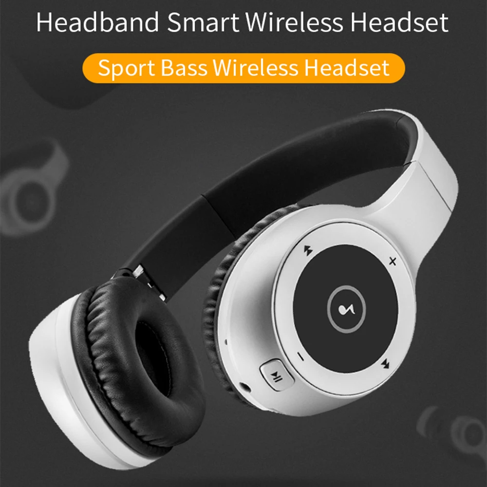 Беспроводные bluetooth наушники гарнитура стереонаушники CVC с шумоподавлением