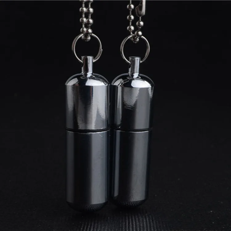 

Portable Key Chain Capsule Compact Kerosene Flint Lighter Pocket Mini Gasoline Lighter Inflated Keychain Oil Lighter