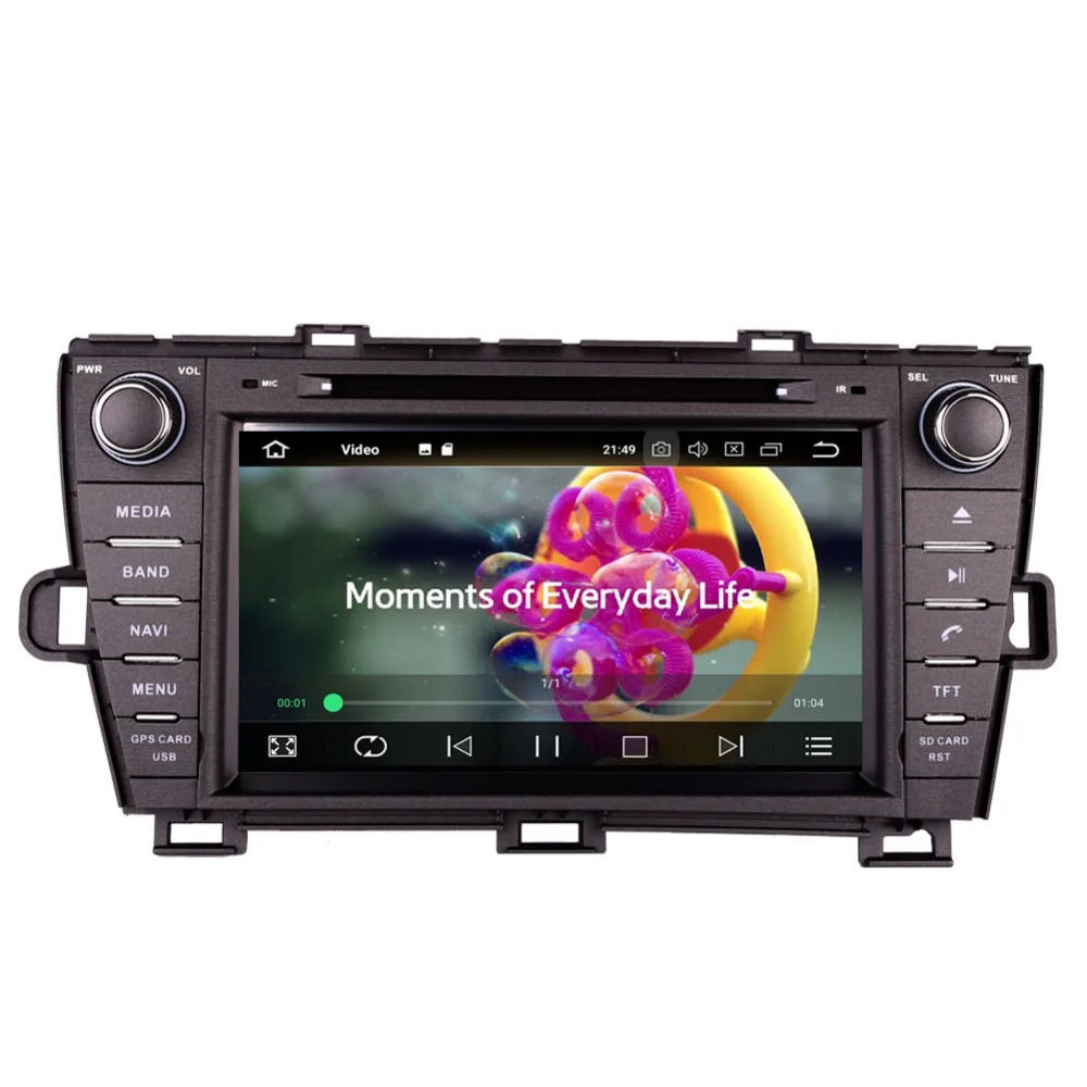 Android 9 0 Octa Core 4 Гб + 32 ГБ Автомобильный ПК GPS навигация головное устройство для Toyota