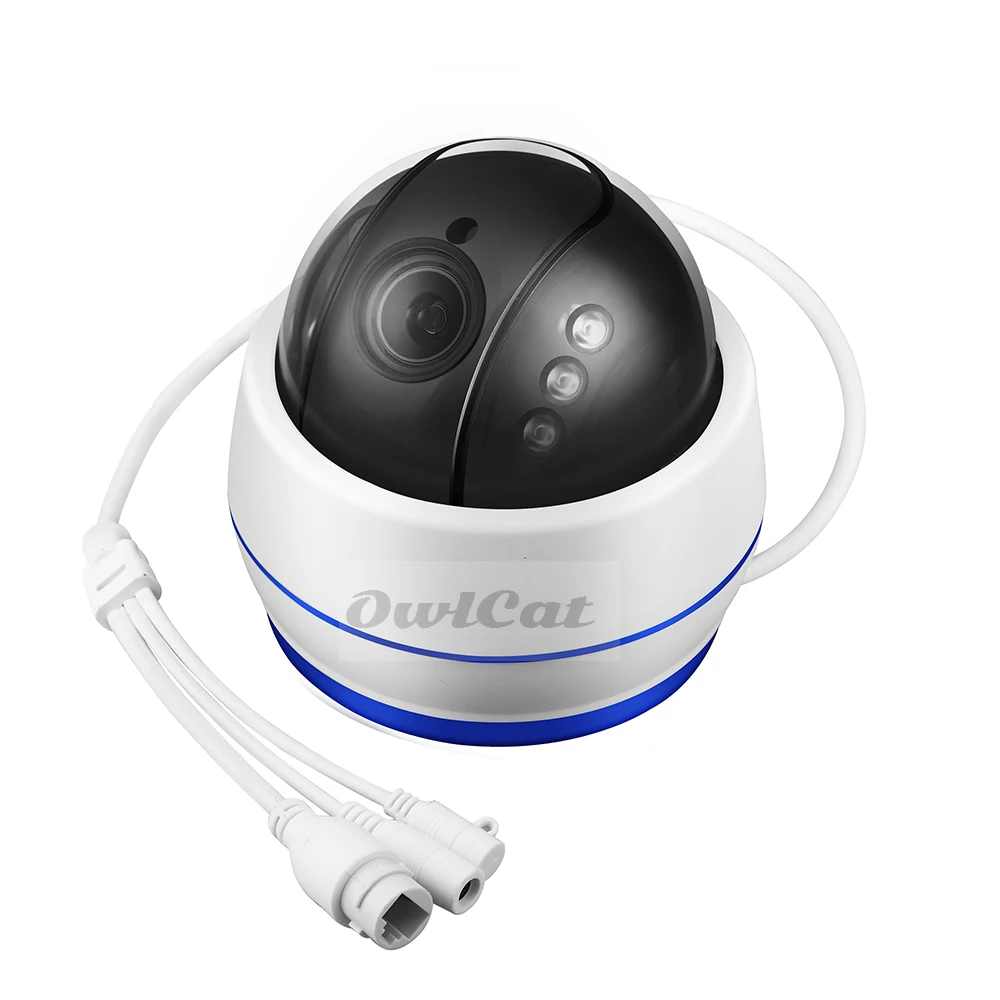 Wifi IP Camera PTZ HD 5MP 5x Optical Zoom Dome Security Surveillance CCTV Built in Mic Audio Monitoring 128G SD Card Slot | Безопасность