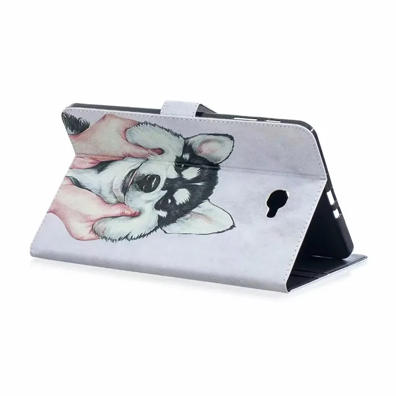 Kawaii Единорог кошка щенок чехол для SM-T580 Tab A6 10,1 Чехол-чехол для samsung Galaxy Tab A 10,1 T585 T587 чехол для планшета
