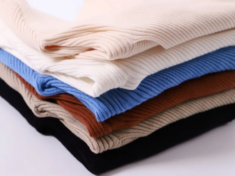 ONLYSVTER Sexy V Neck Wrap Women Pullover Sweaters Autumn Winter Long Sleeve Soft Casual Jumper Ribbed Knitted Pull Top Femme