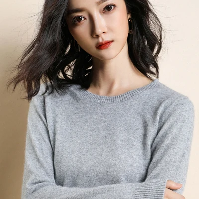 Autumn Women Sweaters 2019 Casual Fashion O-neck Simple Pullovers Korean Female Loose Cashmere Tops Clothes Winter Plus Szie 3XL | Женская