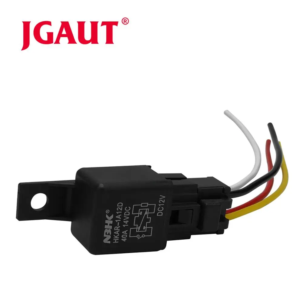 Керамическое реле JGAUT 12 В 24 10 шт. 4-контактное 5-контактное с проводкой для