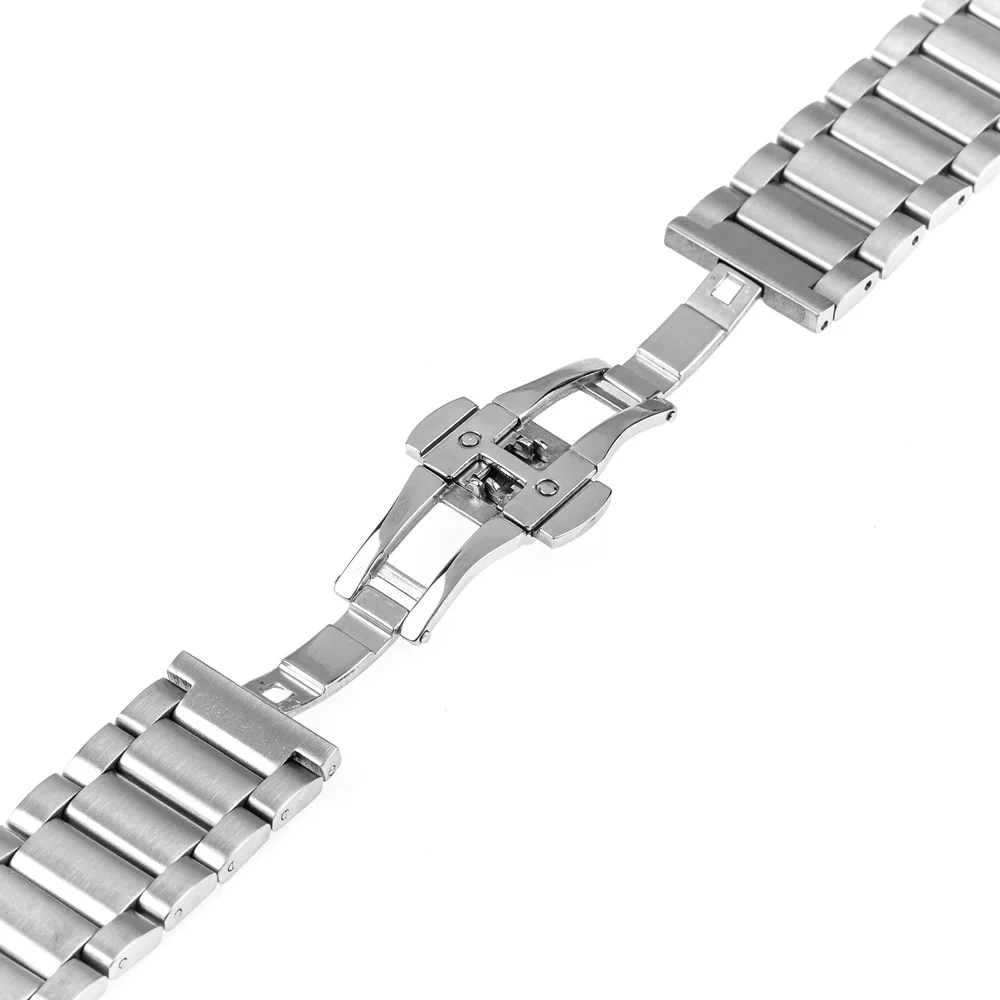 

18mm Quick Release Watchband for Withings Activite / Steel / Pop Smart Watch Band Stainless Steel Strap Butterfly Clasp Bracelet