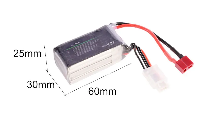 Airtonk Power 11.1V 1000mAh 30C 3S Lipo Battery T Plug Rechargeable for RC Racing Drone Quadcopter Helicopter Car Boat | Игрушки и хобби