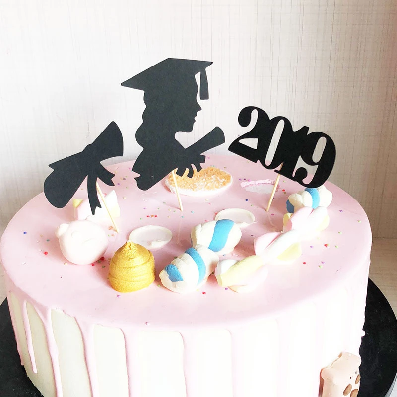 2019 декор для выпускного вечера торт Топпер вставки фотостудии вечерние открытка