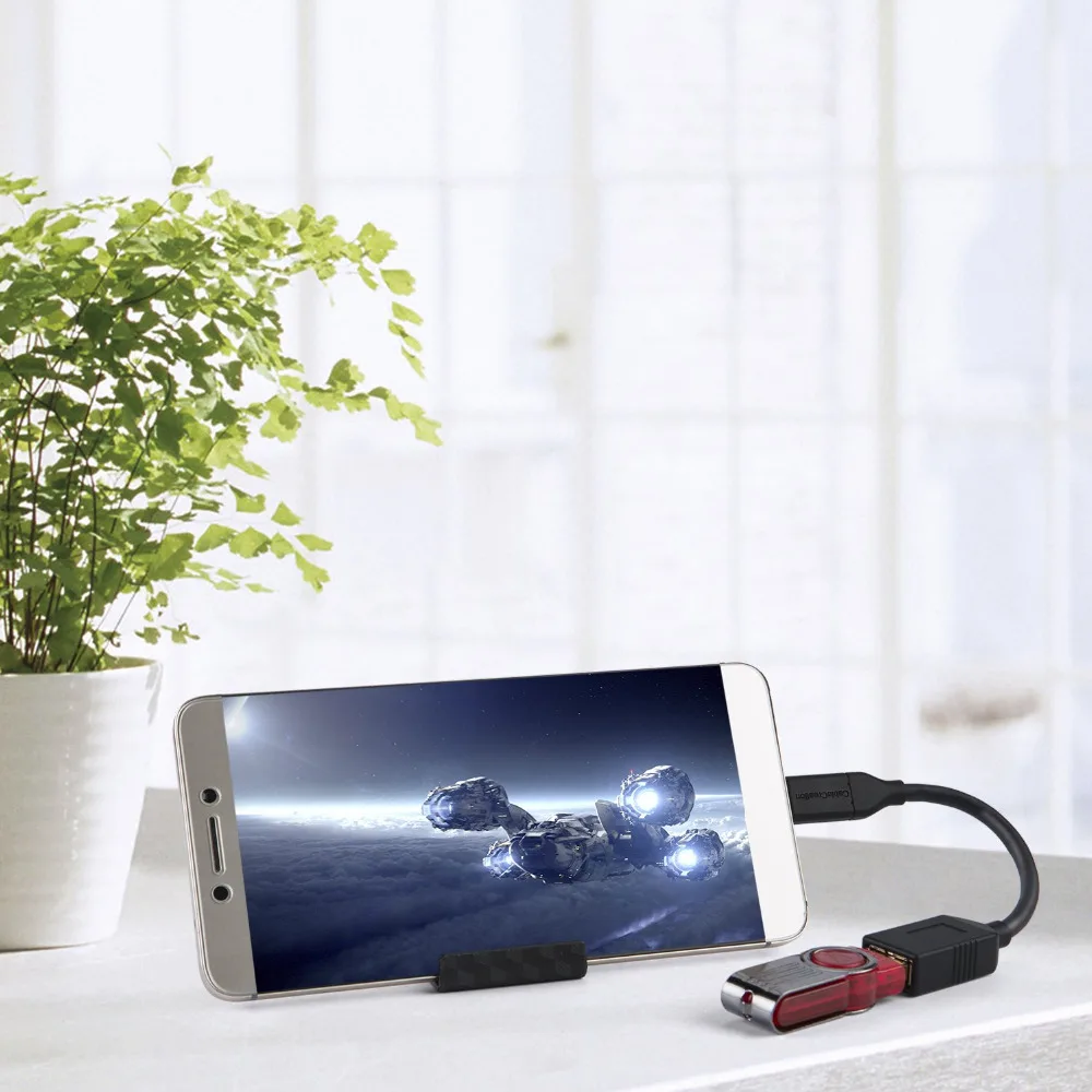 USB C к 3 0 A CableCreation (Gen1) 1 Type OTG кабелю типа совместимым с MacBook Pro Galaxy S8 S9 и т. д.