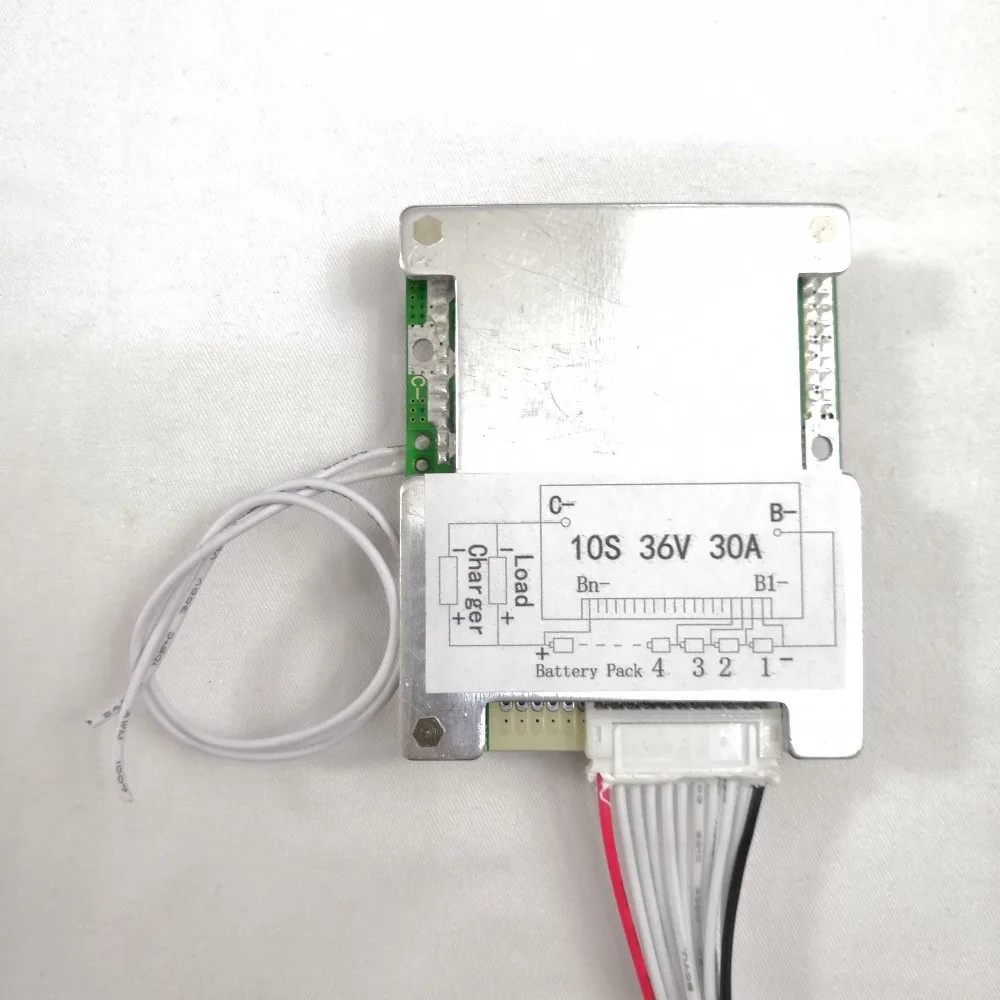 10S 36V 30A литий ионный lipo bms с переключателем ВКЛ./ВЫКЛ. Тот же порт функцией