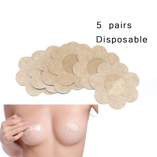 5 Pair MH XiongTie Подушечки для бикини, купальники для женщин, бюстгальтер, самоклеющиеся, поднимаются, лента, подъемная наклейка на грудь, купальник, покрытие для сосков, бикини, аксессуары GYH - Цвет: 5 Pair MH XiongTie
