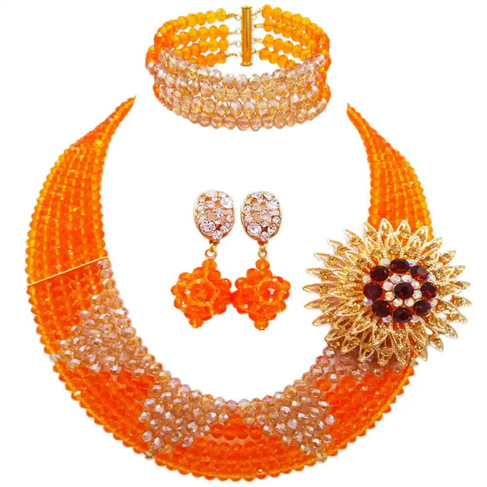 Набор ювелирных украшений в африканском стиле с бусинами | Украшения и