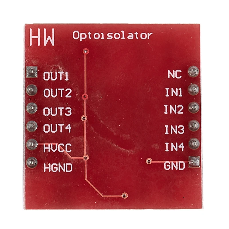 Изоляционный модуль HW-399 4-канальная оптопара для платы расширения Arduino высокого и