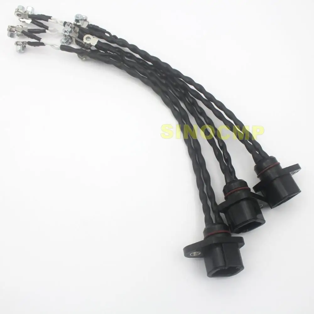 

3pcs Fuel Injector Wiring Harness 6754-81-9450 for Komatsu 6D107 PC200-8 Excavator Wire Cable