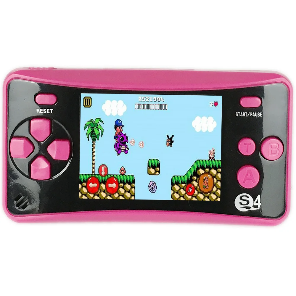 Мини ТВ видео игровые консоли JJFUN QS-4 портативная игровая консоль AV порт Ретро встроенные 182 классические игры 2,5 дюймовый ЖК-плеер