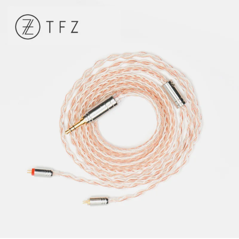 TFZ TC 1 2 2pin/0 78 мм обновленный кабель ручной работы высокой чистоты один кристалл