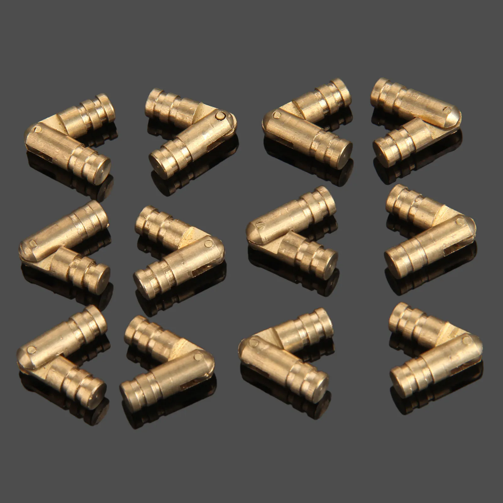 12 шт. медь латунь петля бочонок шкатулка для ювелирных изделий скрытый Невидимый