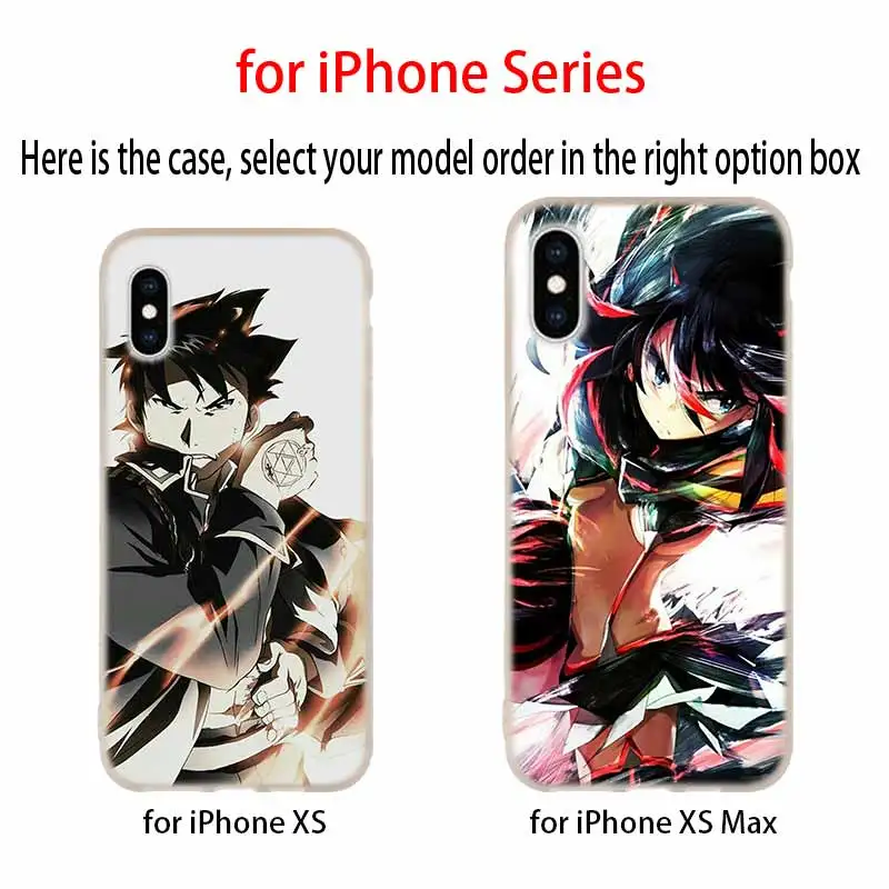 Полностью металлический чехол с алхимиком Kill La JoJo силиконовый мягкий для iPhone 12 11