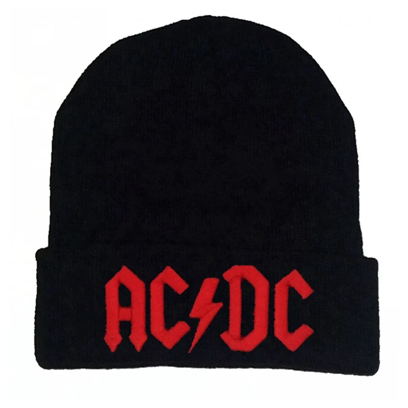 Группа AC/DC шапочка вязаная шапка унисекс регулируемые шляпы для косплея переменный ток/постоянный ток - Цвет: Style 1