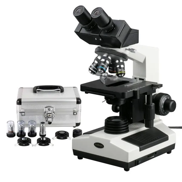 AmScope 40X 1600X фазный контраст ветеринарный доктор микроскоп для микроскопа детей