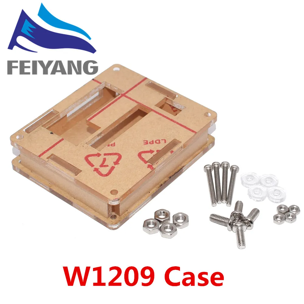 W1209 Case W1209 синий/красный светильник DC 12 В температура отопления охлаждения термостат контроль температуры Переключатель Регулятор температуры термометр термо - Цвет: W1209 Case