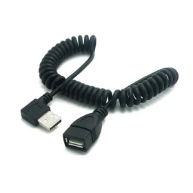 100 шт. 150 см 90 градусов прямоугольный USB 2 0 A штекер к женскому удлинительному