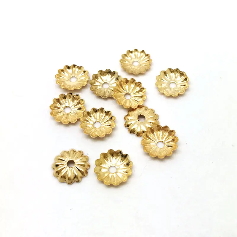 Шапочка из металла для изготовления ювелирных изделий сделай сам 6 мм 100